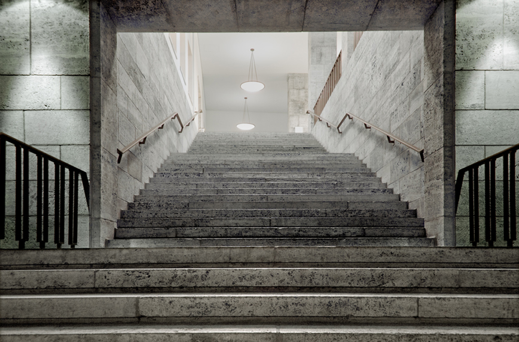 001 Leslie Hossack_VIP Staircase, 1936 Olympic Stadium