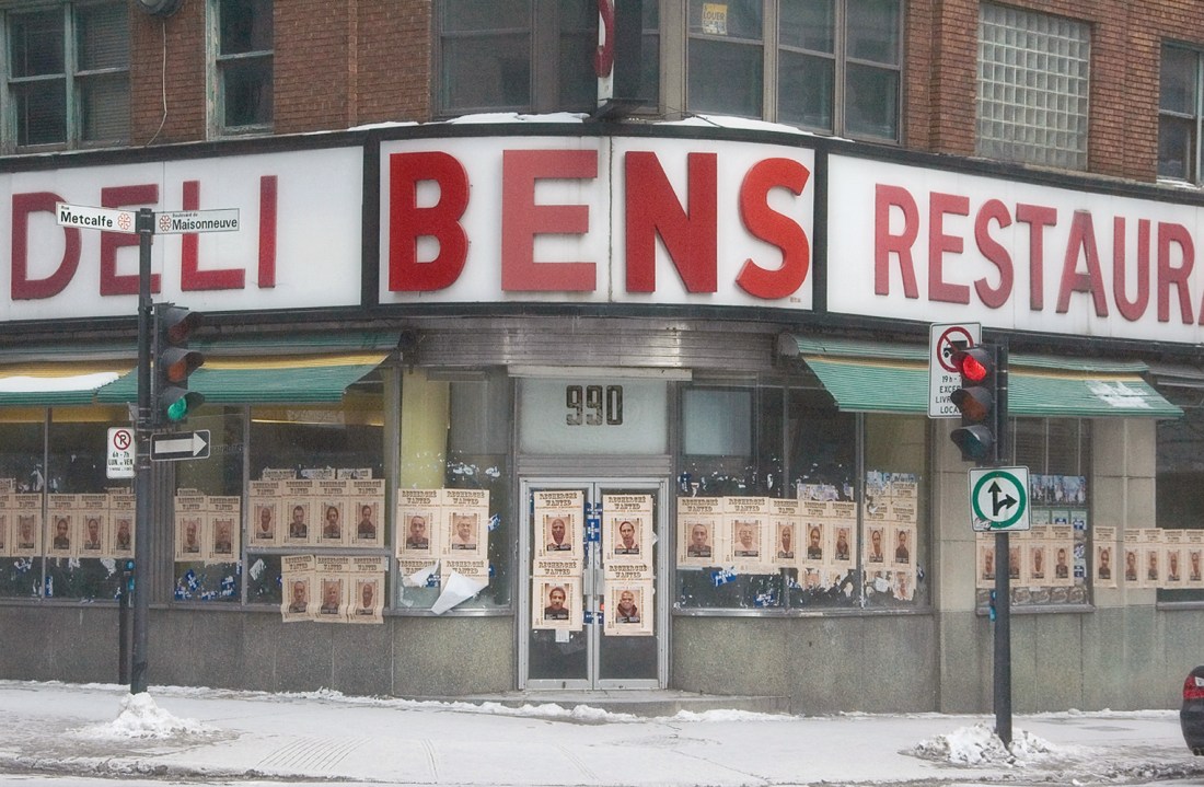 Closed for Good, Bens Deli, Montreal 2007