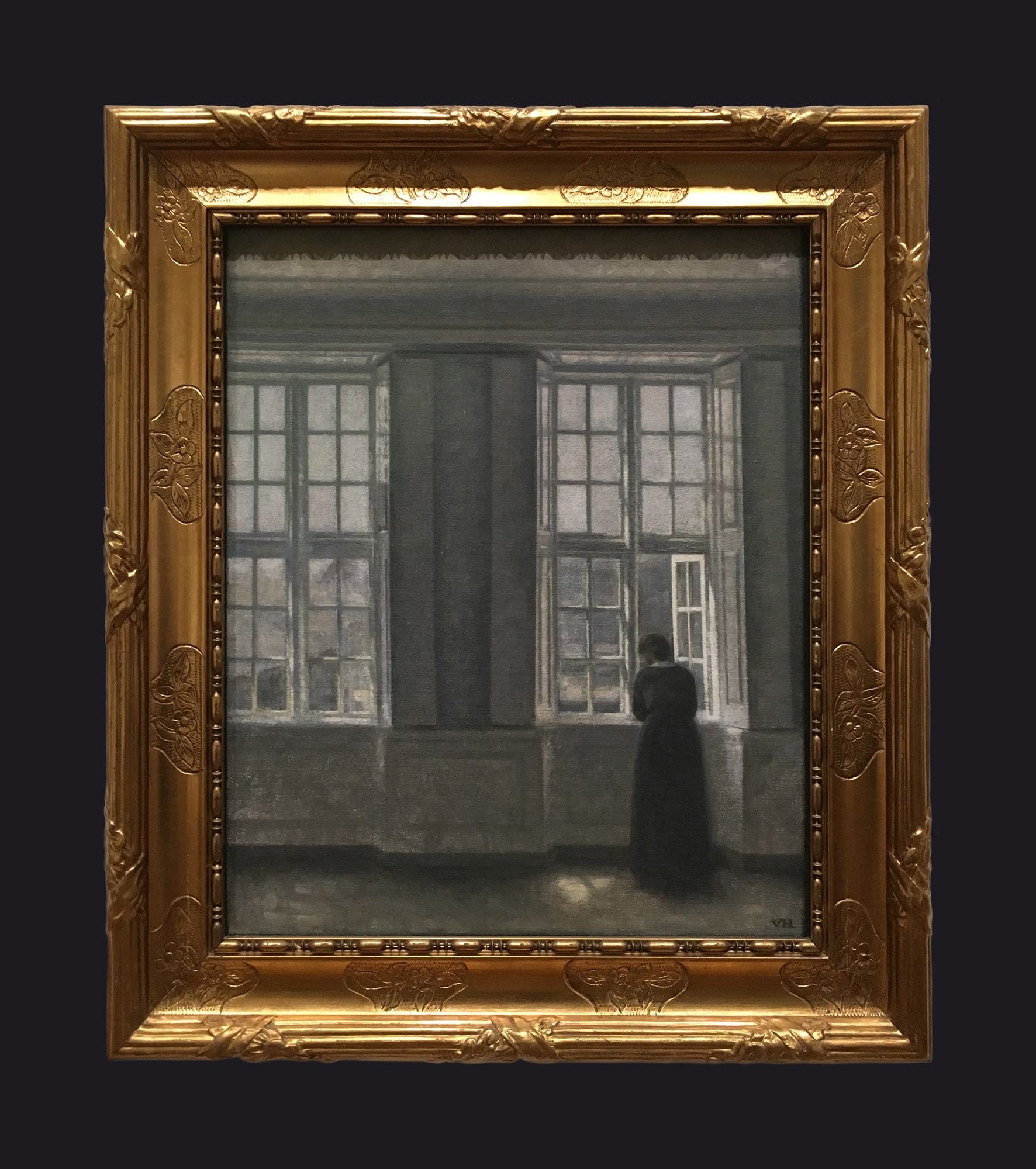 1913, The Tall Windows. Interior from the Artist's Home by Leslie Hossack