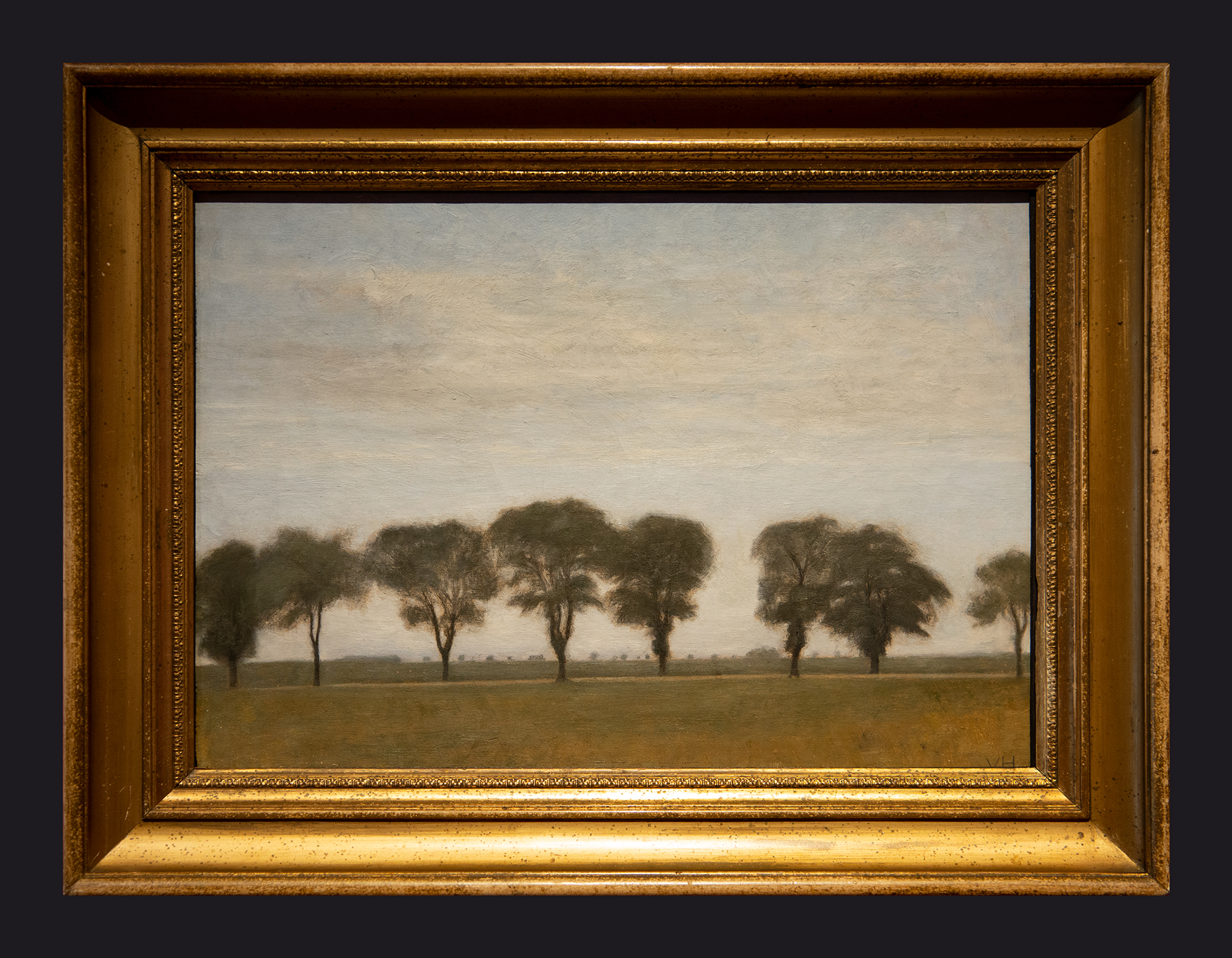 1892, Kongevejen at Gentofte by Leslie Hossack