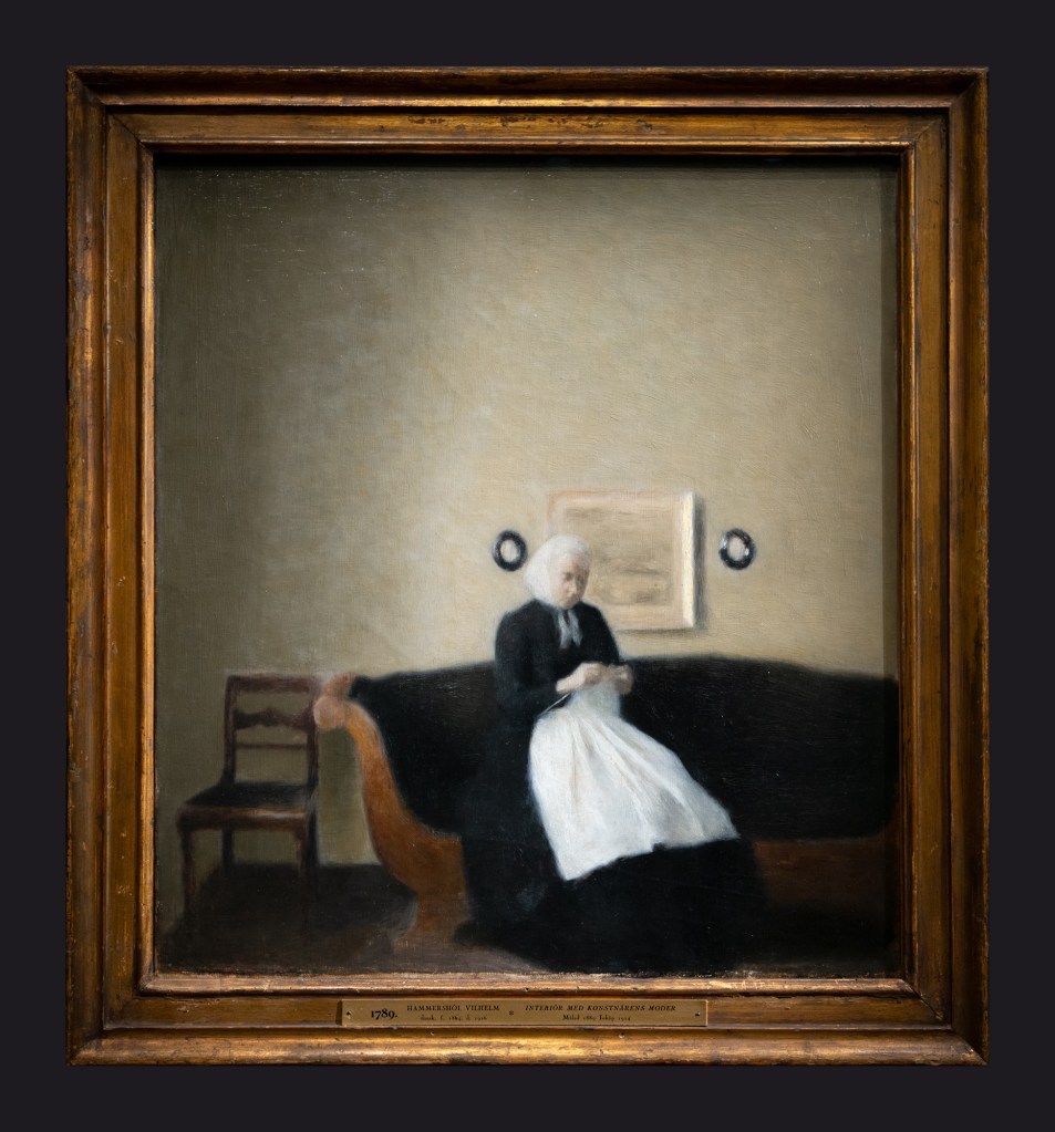 37 1889, Interieur avec la mere de l'artiste; Interior with the Artist's Mother by Leslie Hossack