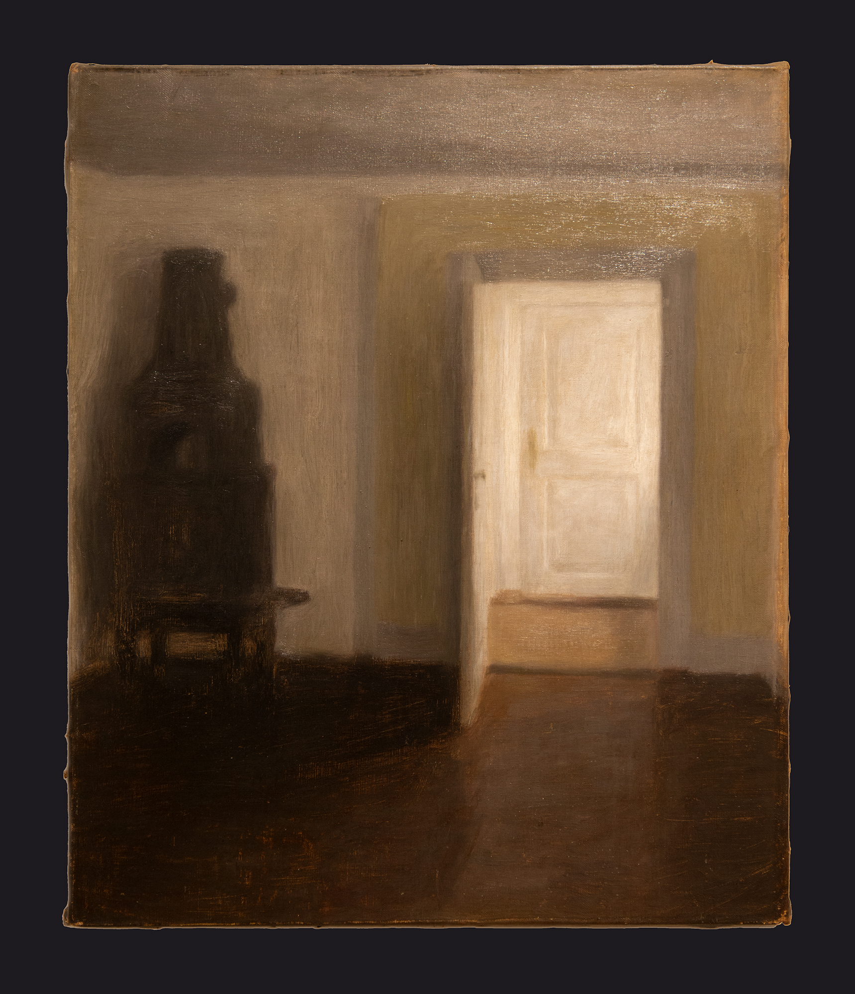 62 1888, Interior. An Old Stove; The Old Jam Stove by Leslie Hossack