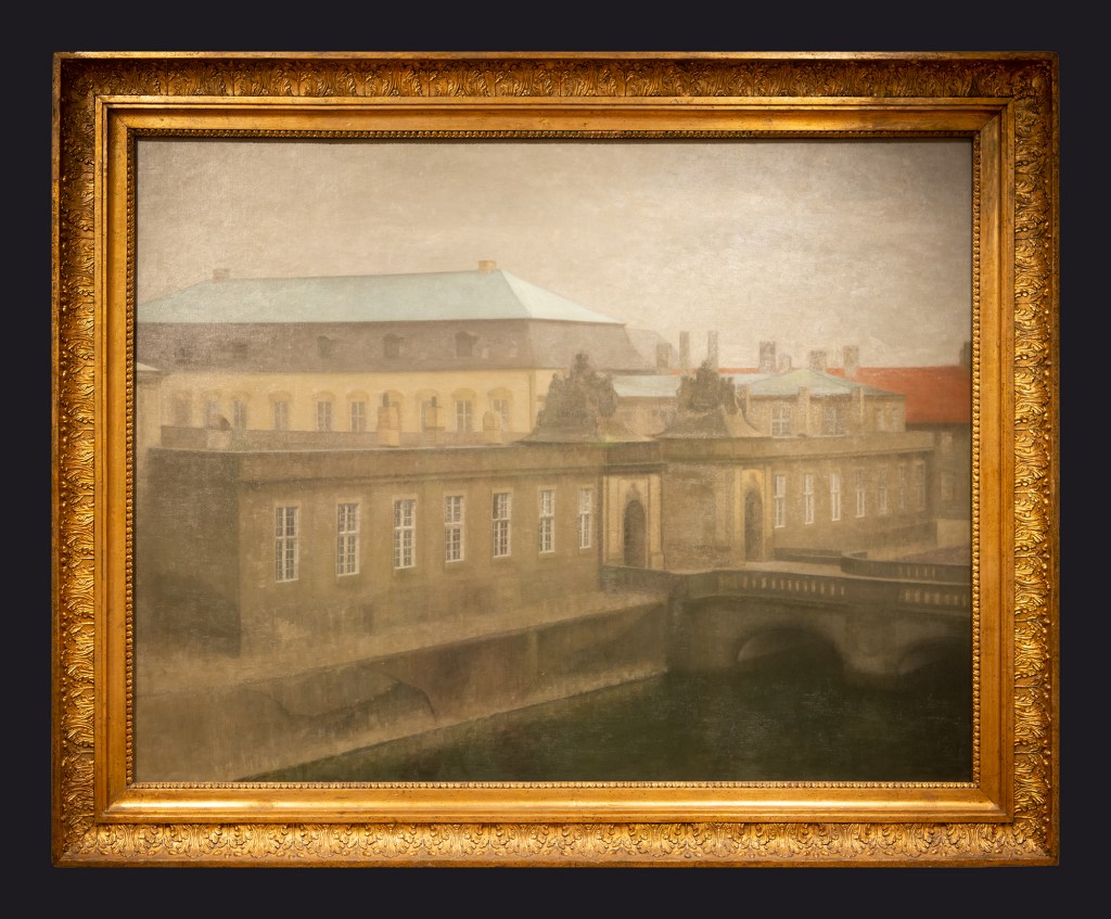 68 1890-1892 View of Christiansborg Palace Late Autumn by Leslie Hossack