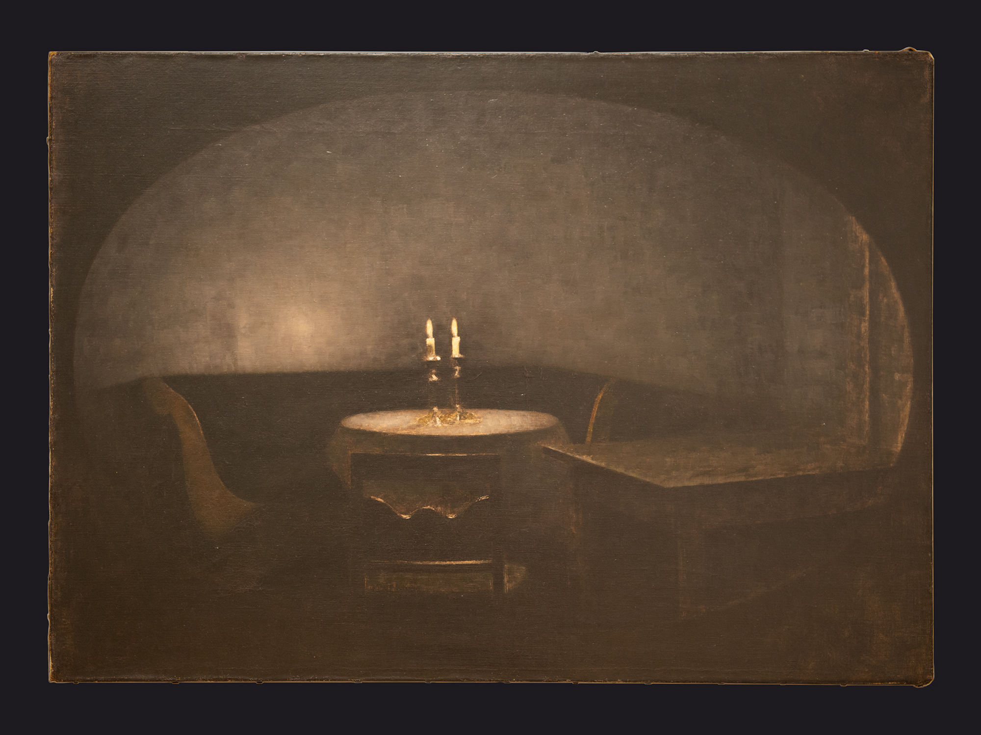 87 1909, Interior Artificial Light. Interiør. Kunstigt lys by Leslie Hossack